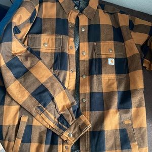 Mens Carhartt Button Up Jacket